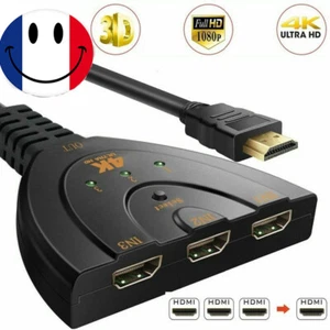 Commutateur HDMI 3 ports 4K * 2K HDMI Switch Splitter Hub de commutation HDMI - Afbeelding 1 van 10
