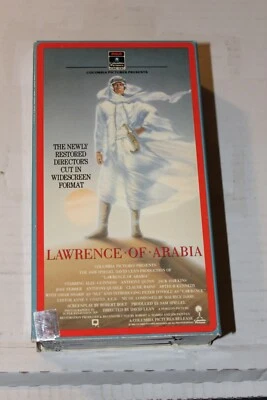 1992 VHS Movie Lawrence of Arabia Restored Directors Cut Version WS Tested - Image 1 of 3