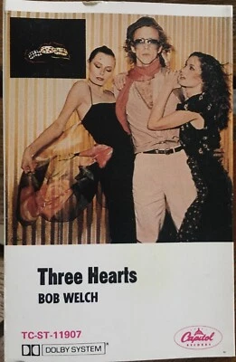 Bob Welch - Three Hearts cassette 1979 Australia - Image 1 of 3
