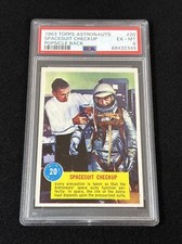 1963 Topps Astronauts #20 Spacesuit Checkup NASA PSA 6 Popsicle Back Low POP