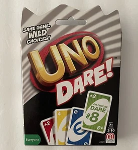 UNO Dare! Card Game Age 7+ Multiplayer Same Game With Choices - Picture 1 of 3