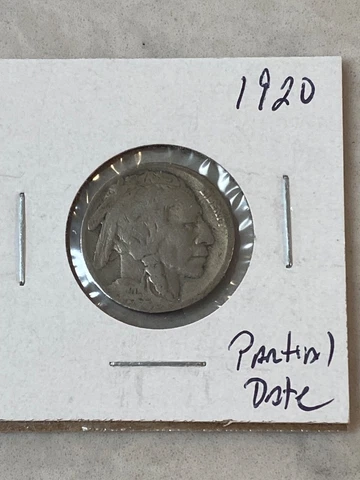 1920 BUFFALO NICKEL PARTIAL DATE FREE SHIPPING! 2 Cover