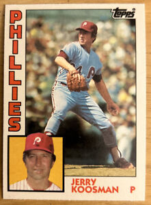 1984 Topps Traded Jerry Koosman Baseball Card #64T Phillies HOF Pitcher O/C EXMT