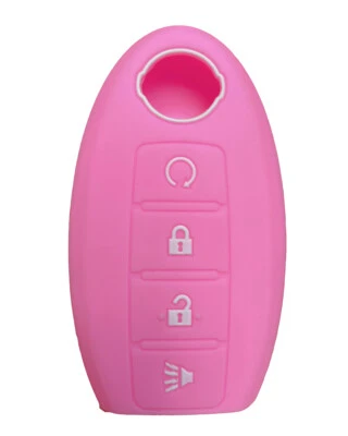 Funda Silicona Llavero 4 Botones Fit Nissan Murano KICKS Rogue Frontier Foto 1 de 4