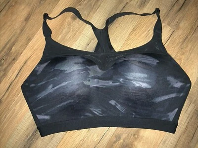 Victoria’s Secret On Point Wireless Sport Bra Black Camo RacerBack 32DDD NEW - Image 1 of 4