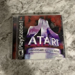 Atari Anniversary Edition Redux Playstation Black Video Game PS1 Compete - Picture 1 of 5