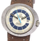 OMEGA Geneve Dynamic Date Srebrny / Niebieski Tarcza Automatyczny zegarek damski_752632