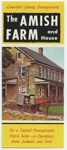 The Amish Farm and House Lancaster County Pennsylvania Souvenir Brochure - Picture 1 of 6