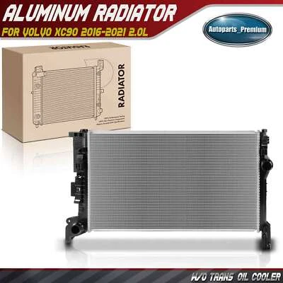 Radiador con enfriador de aceite del motor para Volvo XC90 2016 2017 2018 2019 2020 2021 2,0 L Foto 1 de 4