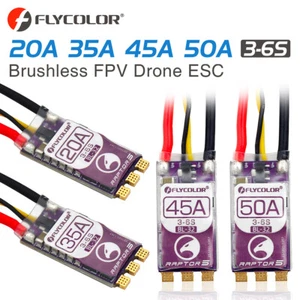FLYCOLOR Raptor5 Brushless 3-6S Drone ESC 20A 35A 45A 50A 32Bit for FPV Drones - Picture 1 of 31