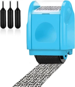 4Pcs/Set ID Theft Protection Stamp Security Data Defender Protect Privacy Roller - Picture 1 of 13