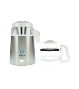 Destilador de agua de acero inoxidable Megahome 304, parte superior blanca - Imagen 1 de 1