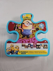 Cardinal Minions 8 Puzzle Pack - 48 Pieces - New In Box - Despicable Me - Picture 1 of 8