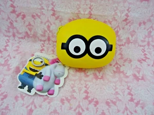Despicable Me Minions Coin Purse Glitter New Yellow Minion Eye - Picture 1 of 7