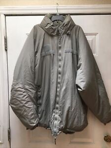 US Army Primaloft Gen-III Extreme Cold Weather Parka Jacket Large Long Excellent
