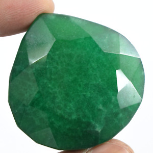 294 Ct Pear Cut Certified Colombian Green Natural Emerald Gemstone 46 mm