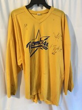 Vtg Dayton Bombers ECHL Hockey Practice Jersey XXL Signed/Autographs