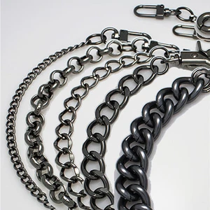 Cartera Correa de Cadena Mango de Pistola Hombro Bandolera Bolso de Mano Metal - Imagen 1 de 7