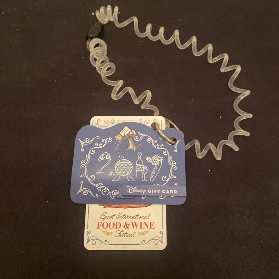 DISNEY Epcot International Food & Wine Festival ( 2017 ) Gift Card ( $0 ) - Image 1 of 4