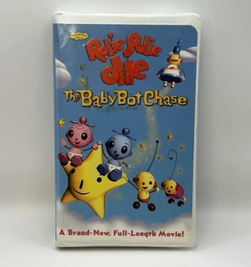 Rolie Polie Olie The Baby Bot Chase Movie VHS Disney Tape Clamshell Nearly New! - Foto 1 di 9