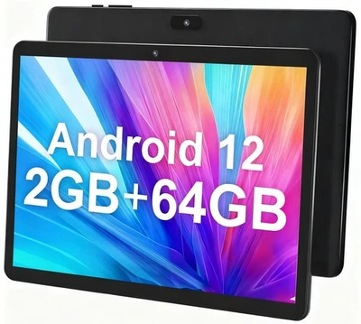 SGIN Tablet 10,1 Zoll Android 12 mit 2GB RAM 64GB ROM Bluetooth Dual Camera WIFI - Bild 1 von 4