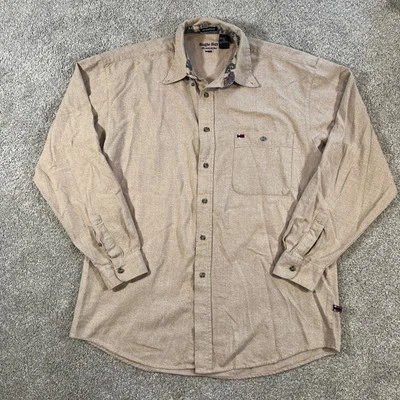 Camisa De Colección Años 90 Bugle Boy Clásica Western Para Hombres L Cuello Abotonado Algodón Tostado Foto 1 de 4