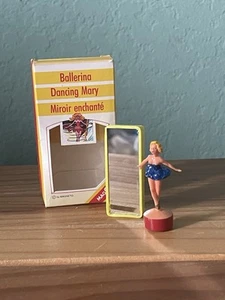 Vintage West. Germany Miniatur MAGNETO BALLERINA in blau Tanzpuppe mit Spiegel - Bild 1 von 9