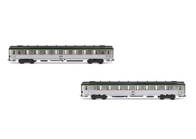 JOUEF HJ4177 COFFRET 2 VOITURES DEV INOX COURTES B8  SNCF NEUF EN BO - Photo 1/3