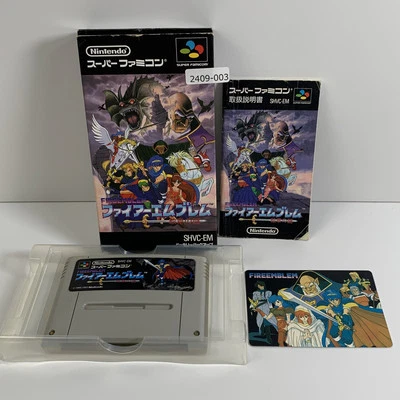 SNES Fire Emblem Monshou no Nazo Boxed Working NTSC-J Japan 2409-003 - Image 1 of 4