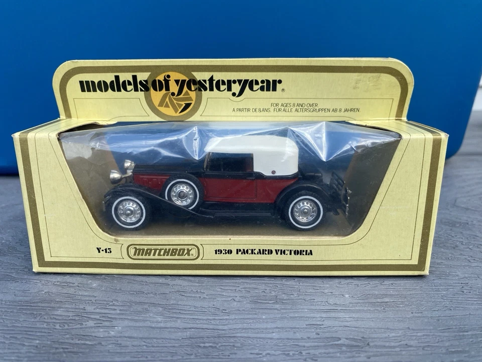 Matchbox Lesney  Models Of Yesteryear Y15 - 1930 Packard Victoria In Box!! - Image 1 of 1