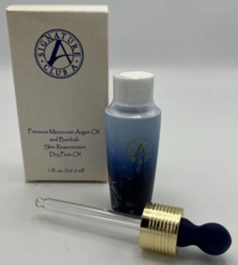 Signature Club A Skin Resurrection Argan & Baobab Dry Face Oil 1 fl oz - Picture 1 of 10