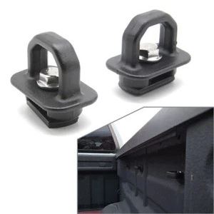 For Chevy Silverado Colorado GMC Sierra Pickup Trucks 2X Tie Down Anchors Hooks - Afbeelding 1 van 8