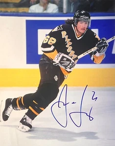 Jaromir Jagr FIRMADO Salón de la Fama Pitt Penguins FIRMADO Autografiado 11x14 con Certificado de Autenticidad - Imagen 1 de 1