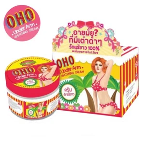 OHO Underarm Whitening Cream help to Suppress Sweat and White Skin Smooth 10 G. - Picture 1 of 10