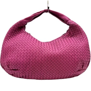 Authentic BOTTEGA VENETA Intrecciato Hobo Purple Leather #36636614 - Picture 1 of 16