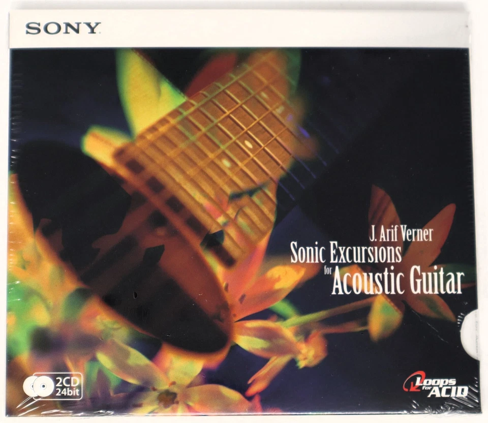 Sony Sound Series Sonic Excursions Acoustic Guitar Loops For Acid Sampling 2 CD - Image 1 of 2