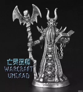 Metal Miniature Warcraft Undead Skeleton Soldier Model-Necromancer Desktop Game - Picture 1 of 2