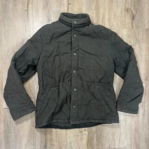 45R 45 rpm Men's Jacket Cotton Size 2 Green Cotton Insulated Baffled Japan - Picture 1 of 8