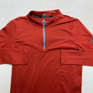 Nike Trail Dri-Fit 1/4 Zip Activewear Pullover Women's SP Red Sweatshirt - Picture 1 of 13