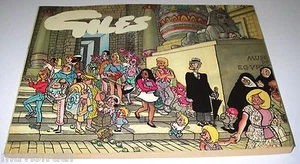 Giles 1983 Sunday Express & Daily Express Cartoons 37 Series Humor Illustrated - Picture 1 of 4