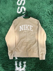 Nike Center Swoosh/Logo Green Sweatshirt | Size Medium | Vintage Style - Picture 1 of 3