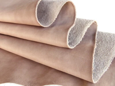 Lederhaut NATUR BRAUN 90x40 1,2mm Rindleder Dickleder Sattelleder Oberleder - Bild 1 von 4