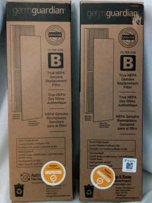 x2 TWO Germ Guardian True HEPA Air Purifier Filter Size B (FLT4825) GENUINE NEW! - Image 1 of 4
