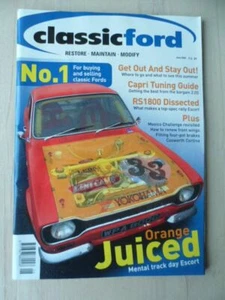 Classic Ford magazine - June 2002 - Escort - RS1800 - Capri tuning guide - Picture 1 of 3