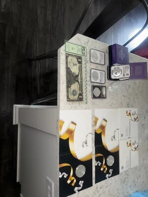 1899 $1 US Silver Certificate, Black Eagle, and silver lot!!!! LOOK!!!!!!!!!!!!! - Image 1 of 4