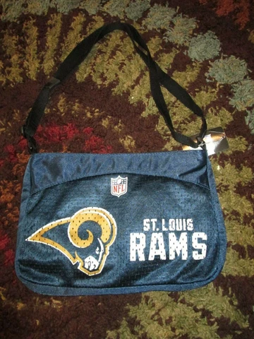 RARE Official NFL Jersey Mini Purse Crossbody St. Louis Rams Bue Bag NWT NEW Cover