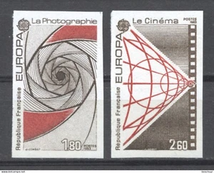 France, 1983, Europa Cept, Photography, Film, Intellectual Property, Imperf, MNH - Picture 1 of 1