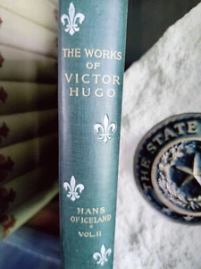 Hans of Iceland Vol 2_Victor Hugo_Leather_1894_Limited_Geo Barrie_Very Good - Imagen 1 de 12