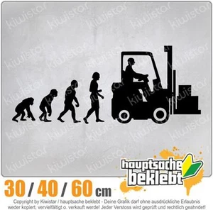 Evolution Gabelstapler chf0788  in 3 Größen JDM  Heckscheibe Aufkleber - Picture 1 of 1