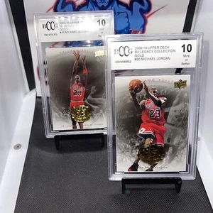 2009-10 Michael Jordan 2 tarjetas CCG ¡Lote de 10! ¡Lote loco de Michael Jordan! - Imagen 1 de 3